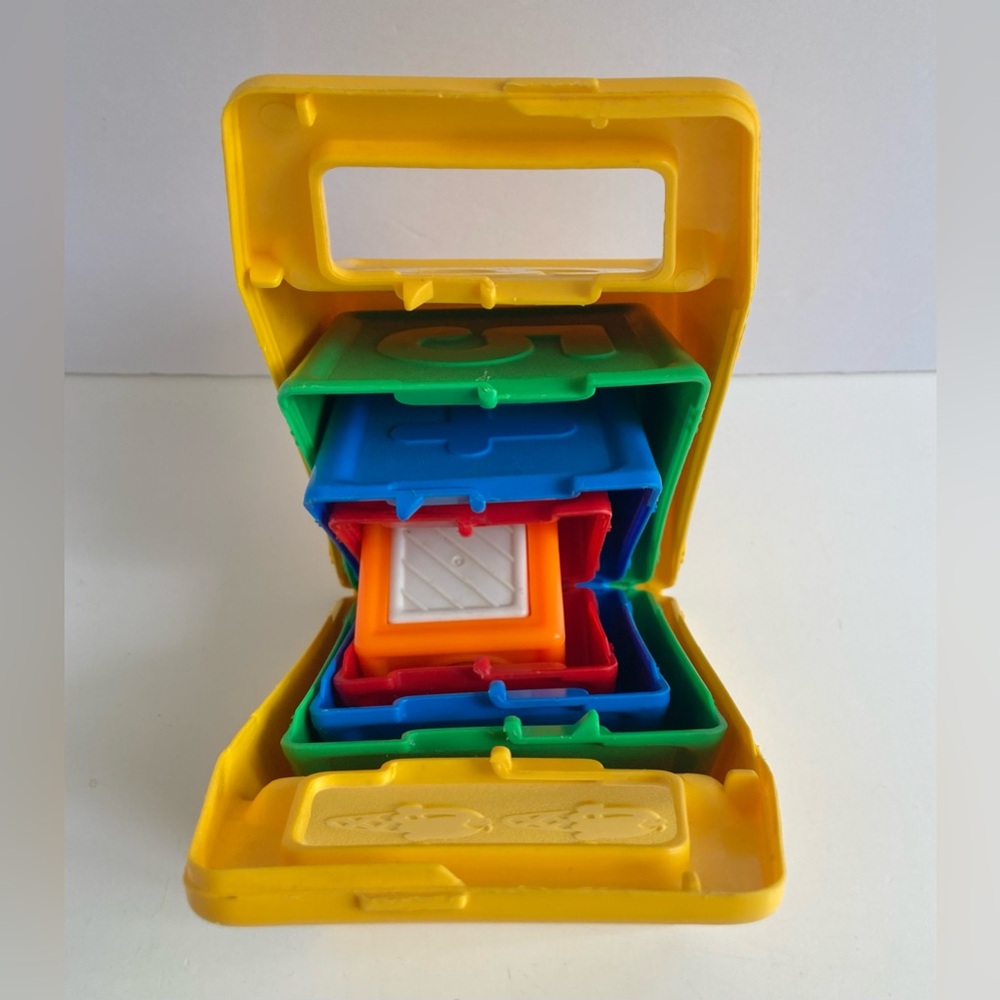 Vintage Fisher Price 2322 Counting Stacking Nesting Blocks 1 - 6 - Picture 7 of 9